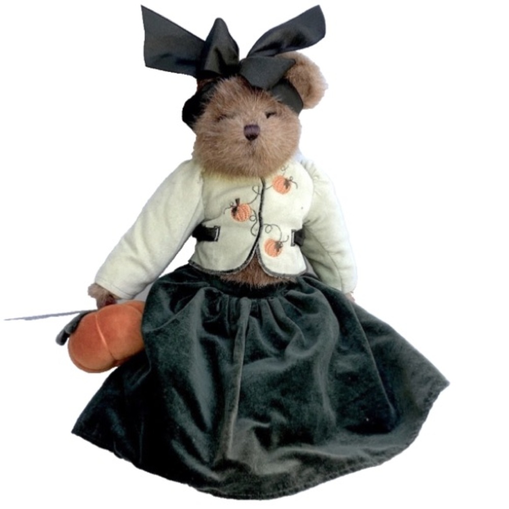BEARINGTON BEARS Paulette Pumpkinseed Plush Bear Retired RARE 14 inches
